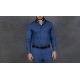 Camicia 100% Cotone Jeans Blu di Genova
